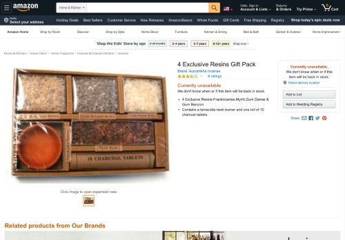 
                            3. Amazon.com: 4 Exclusive Resins Gift Pack: Home & Kitchen