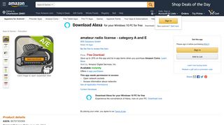 
                            8. Amazon.com: amateur radio license - category A and E: Appstore for ...