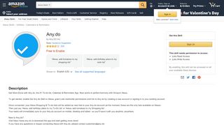 
                            4. Amazon.com: Any.do: Alexa Skills