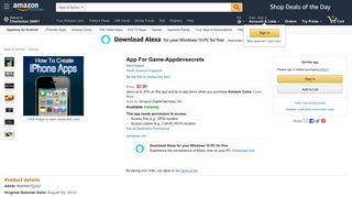 
                            8. Amazon.com: App For Game-Appdevsecrets: Appstore for Android