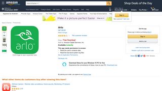 
                            8. Amazon.com: Arlo: Appstore for Android
