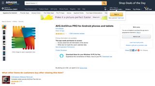 
                            9. Amazon.com: AVG AntiVirus PRO for Android phones and tablets ...