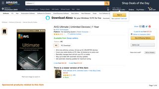 
                            12. Amazon.com: AVG Ultimate | Unlimited Devices | 1 Year: Software