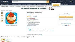 
                            11. Amazon.com: Bakery Story: Thanksgiving: Appstore for Android