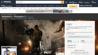 
                            10. Amazon.com: Battlefield 4 - Playstation 3: Electronic Arts: Video Games