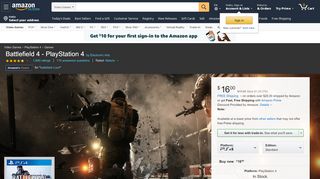 
                            9. Amazon.com: Battlefield 4 - PlayStation 4: Electronic Arts: Video ...