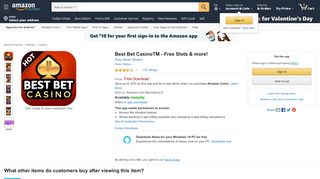 
                            5. Amazon.com: Best Bet Casino™ - Free Slots & more!: Appstore for ...