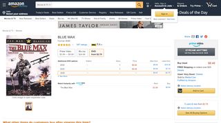 
                            4. Amazon.com: BLUE MAX: Movies & TV