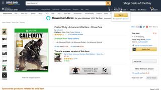
                            11. Amazon.com: Call of Duty: Advanced Warfare - Xbox One: Video Games