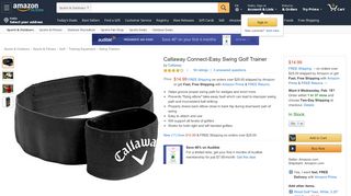 
                            8. Amazon.com : Callaway Connect-Easy Swing Golf Trainer : Golf ...