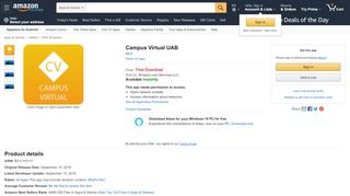 
                            13. Amazon.com: Campus Virtual UAB: Appstore for Android