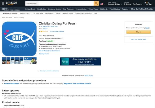 
                            12. Amazon.com: Christian Dating For Free: Appstore for Android