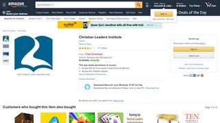 
                            5. Amazon.com: Christian Leaders Institute: Appstore for Android