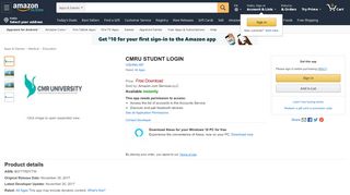 
                            7. Amazon.com: CMRU STUDNT LOGIN: Appstore for Android