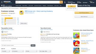
                            12. Amazon.com: Customer reviews: ABCmouse.com - Early Learning ...