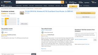 
                            13. Amazon.com: Customer reviews: D-Link DIR-816L Wireless AC750 ...