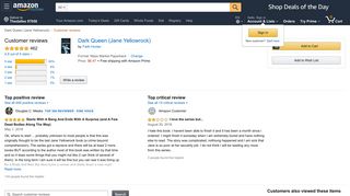 
                            6. Amazon.com: Customer reviews: Dark Queen (Jane Yellowrock)