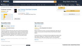 
                            8. Amazon.com: Customer reviews: Ear Training: One Note Complete