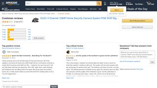 
                            12. Amazon.com: Customer reviews: ELEC 4 Channel 1080P Home ...