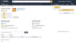 
                            7. Amazon.com: Customer reviews: JESUS BOX TV