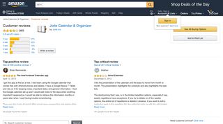 
                            10. Amazon.com: Customer reviews: Jorte Calendar & Organizer