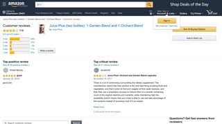 
                            9. Amazon.com: Customer reviews: Juice Plus (two bottles): 1 Garden ...
