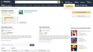 
                            12. Amazon.com: Customer reviews: My Singing Monsters