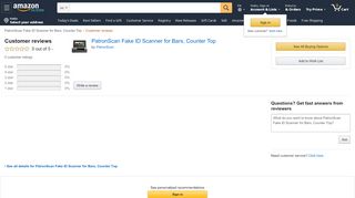 
                            7. Amazon.com: Customer reviews: PatronScan Fake ID Scanner for ...