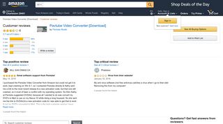 
                            10. Amazon.com: Customer reviews: Pavtube Video Converter [Download]