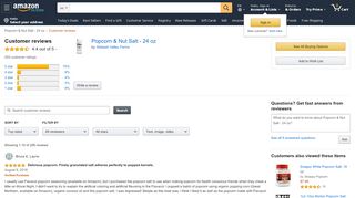 
                            12. Amazon.com: Customer reviews: Popcorn & Nut Salt - 24 oz