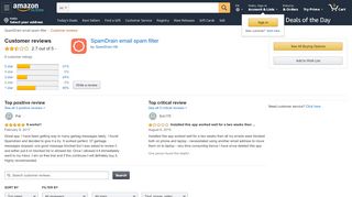 
                            12. Amazon.com: Customer reviews: SpamDrain email spam filter