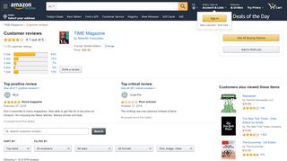 
                            12. Amazon.com: Customer reviews: TIME Magazine