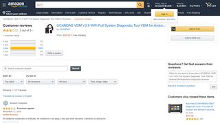 
                            12. Amazon.com: Customer reviews: UCANDAS VDM V3.9 WiFi Full ...