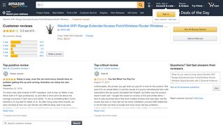 
                            12. Amazon.com: Customer reviews: Wavlink WiFi Range Extender ...