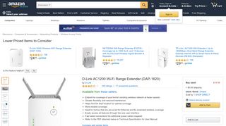 
                            12. Amazon.com: D-Link AC1200 Wi-Fi Range Extender (DAP-1620 ...