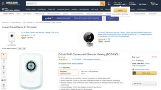 
                            12. Amazon.com : D-Link Wi-Fi Camera with Remote Viewing  ...