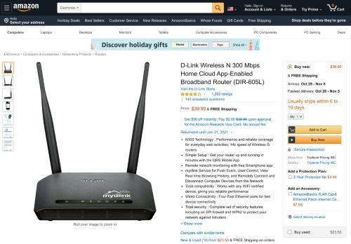 
                            13. Amazon.com: D-Link Wireless N 300 Mbps Home Cloud App-Enabled ...