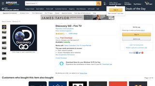 
                            8. Amazon.com: Discovery GO - Fire TV: Appstore for Android