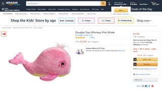 
                            10. Amazon.com: Douglas Toys Whimsey Pink Whale: Toys & Games