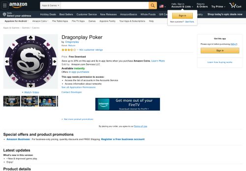 
                            13. Amazon.com: Dragonplay Poker: Appstore for Android