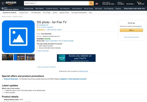 
                            9. Amazon.com: DS photo - for Fire TV: Appstore for Android