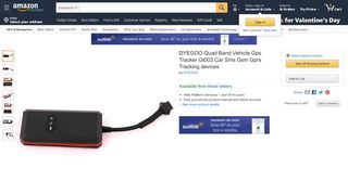 
                            10. Amazon.com: DYEGOO Quad Band Vehicle Gps Tracker ...