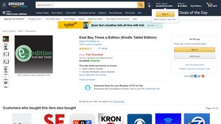 
                            9. Amazon.com: East Bay Times e-Edition (Kindle Tablet Edition ...