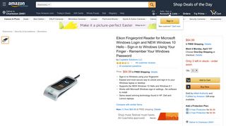 
                            6. Amazon.com : Eikon Fingerprint Reader for Microsoft Windows Login ...