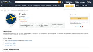 
                            13. Amazon.com: Expedia: Alexa Skills