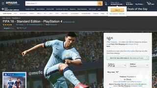 
                            8. Amazon.com: FIFA 16 - Standard Edition - PlayStation 4: Electronic ...