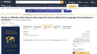 
                            11. Amazon.com: Fluent in 3 Months: How Anyone at Any Age Can Learn ...