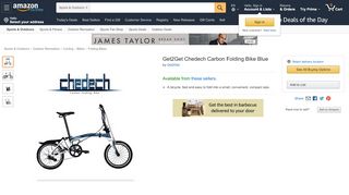 
                            7. Amazon.com : Get2Get Chedech Carbon Folding Bike Blue ...
