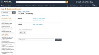 
                            9. Amazon.com Help: 1-Click Ordering