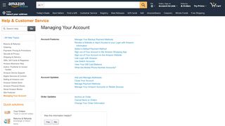 4. Amazon.com Help: About Problems Signing In